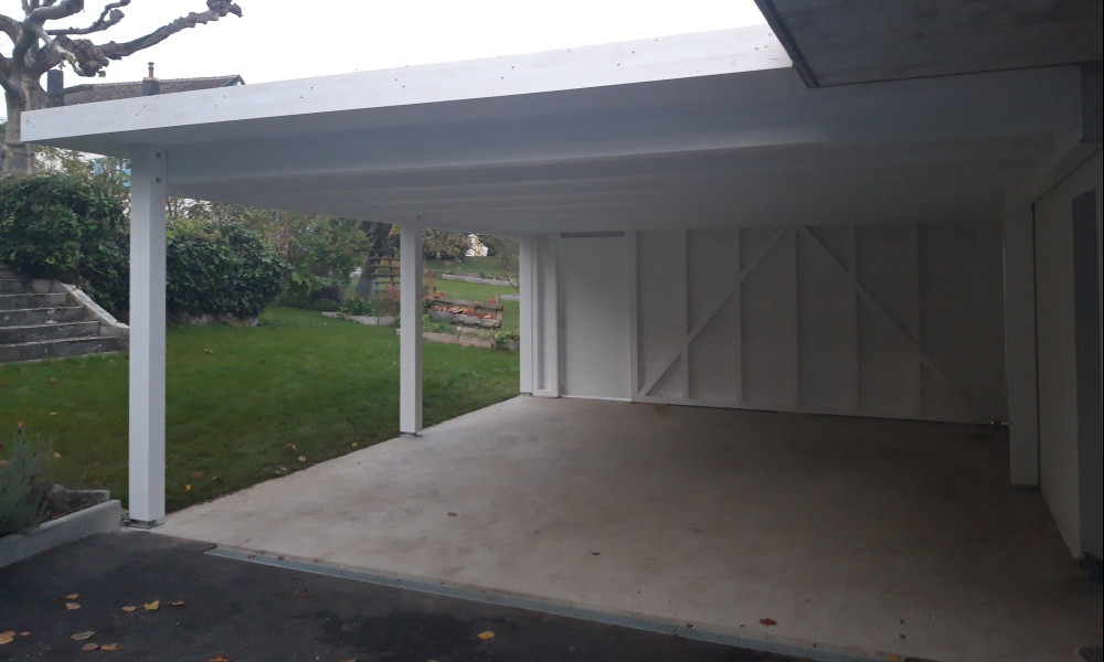 fabrication garages et abris en bois neuchatel, vaud