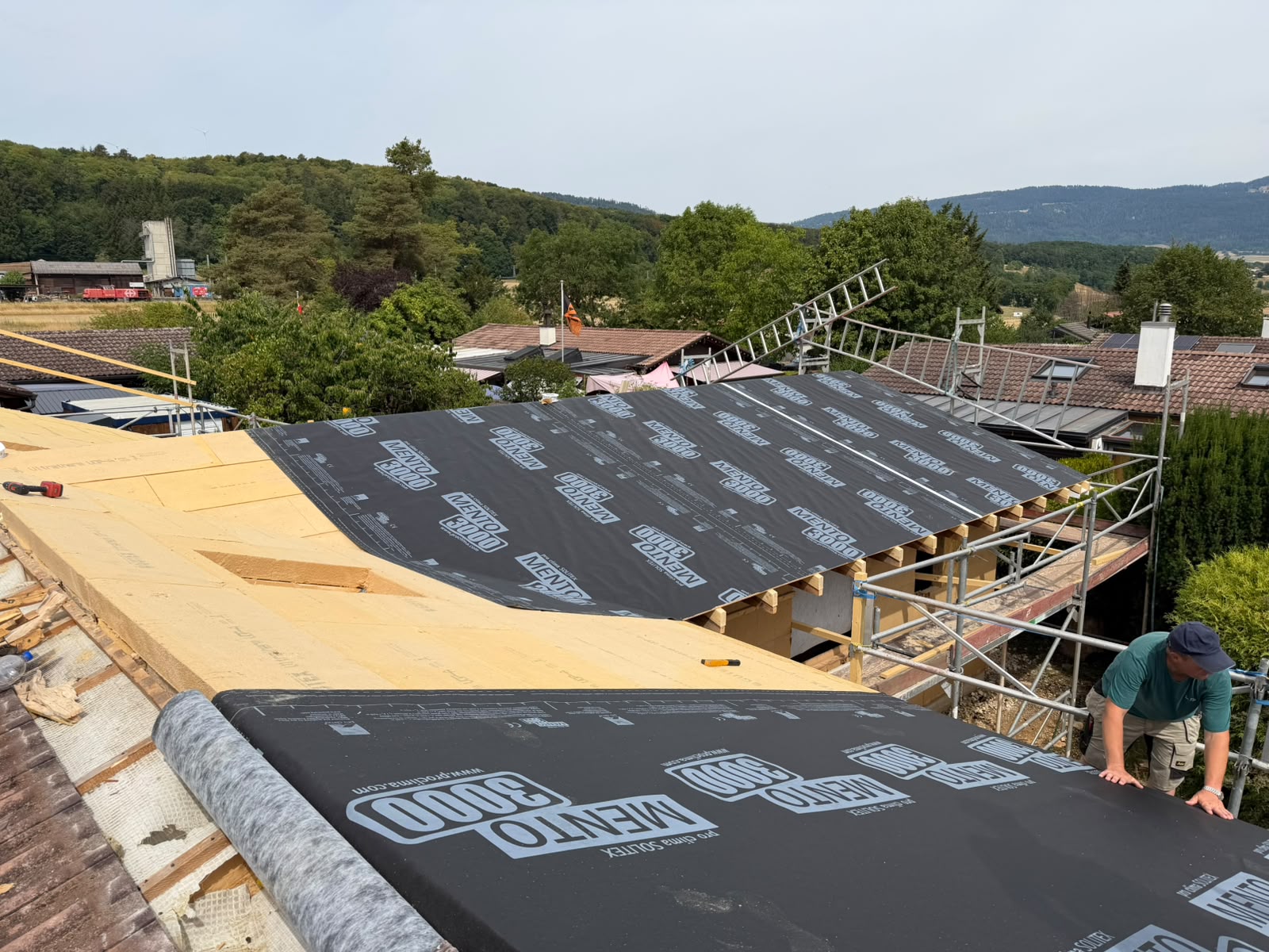 Travaux de charpente réalisés par Bocan SARL à Neuchâtel