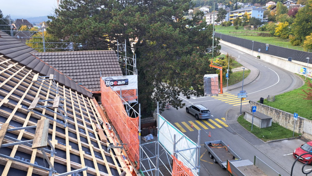 projet renovation toit neuchatel